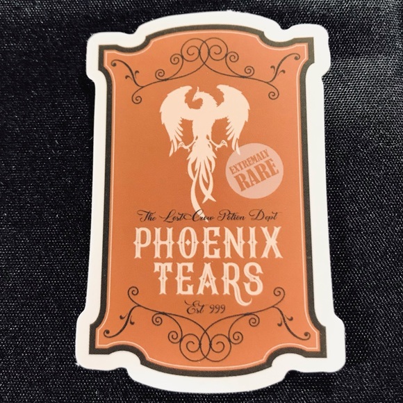 Phoenix Tears Witchy Sorceress Supreme Potion B0ttle Label Sticker - Picture 3 of 9